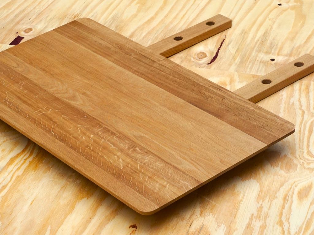 ansteckplatte vom schreiner massivholztisch nach maß