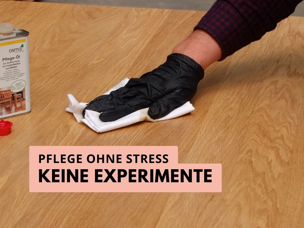 esstisch vom schreiner geölt richtig pflegen massiv