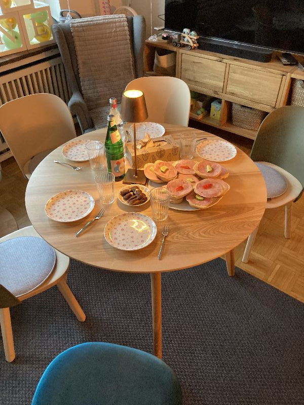 runder esstisch esche vom schreiner tischler