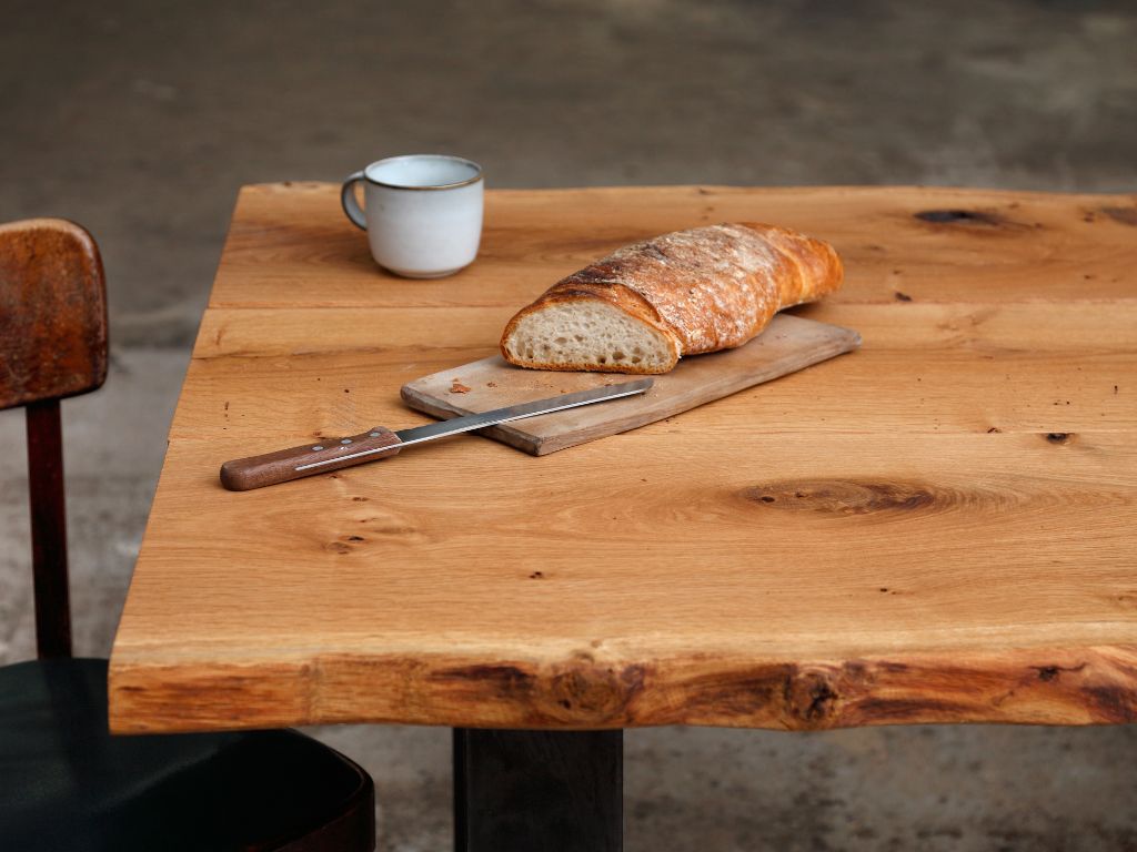 esstisch naturkante eiche massiv 200x100
