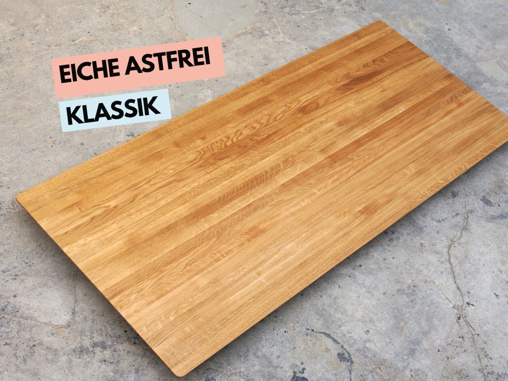 massivholztisch eiche modern filigran mit holzfüßen direkt vom schreiner nach maß