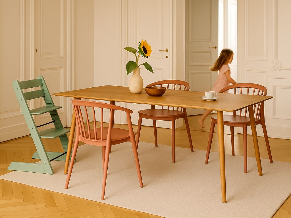 esstisch minimalistisch mit schweizer kante design tisch direkt vom schreiner