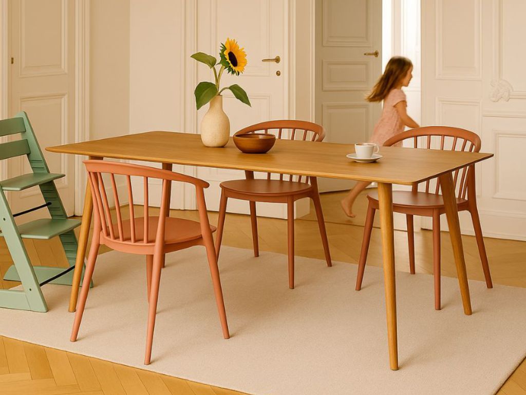 esstisch minimale schönheit direkt vom schreiner esstisch mit schweizer kante in eiche