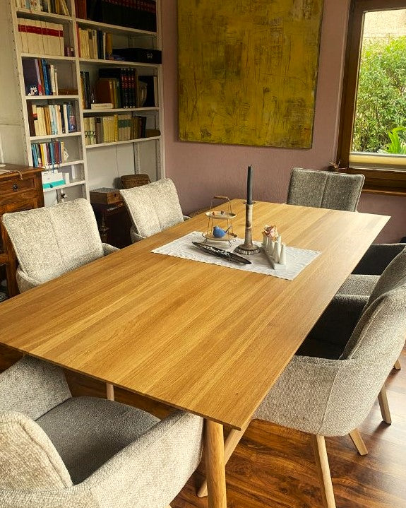 esstisch schweizer kante eiche astfrei 180x90