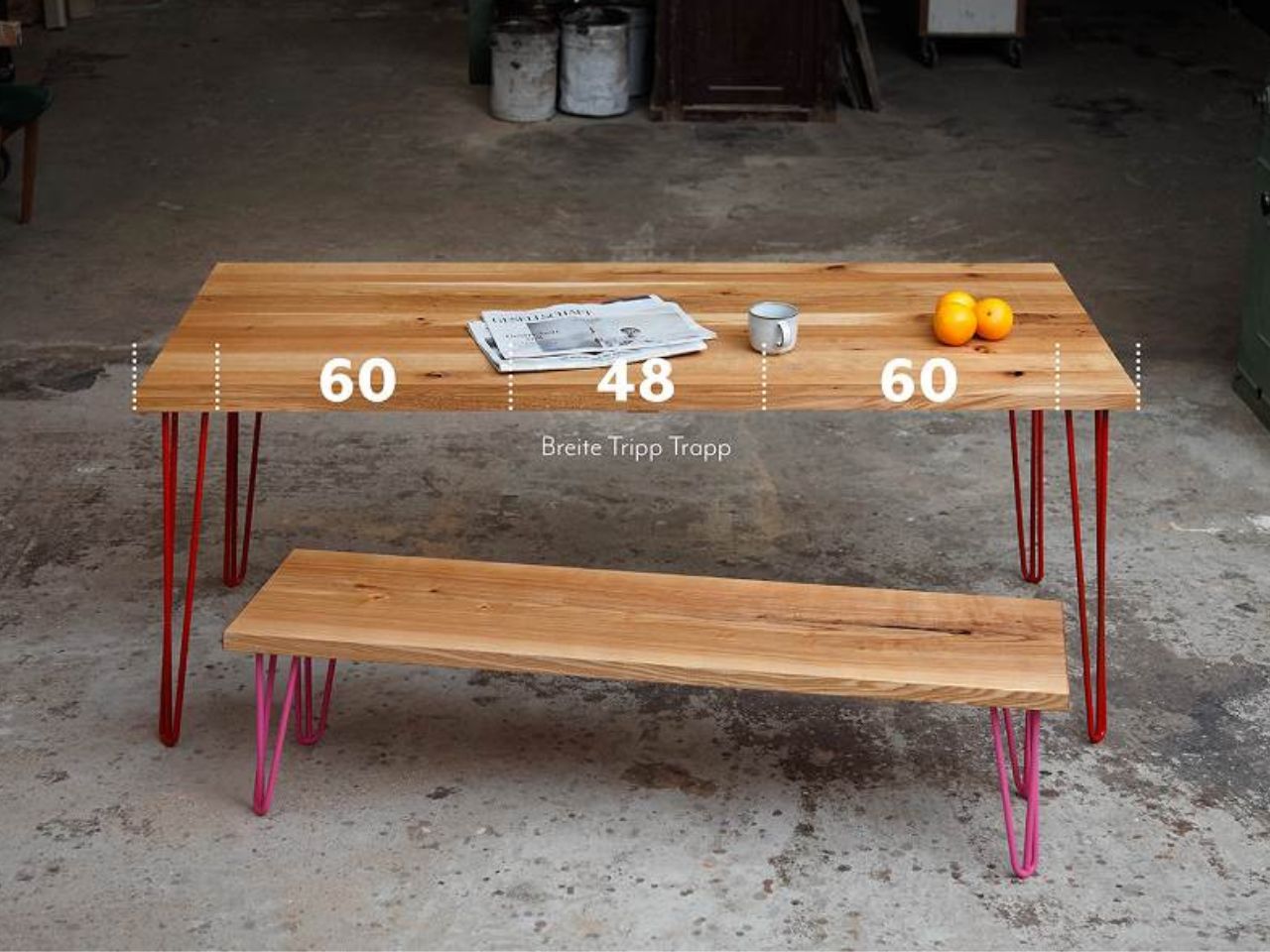 Massivholztisch nach Maß Nussbaum – robuster und zeitloser Echtholztisch für deinen persönlichen Stil