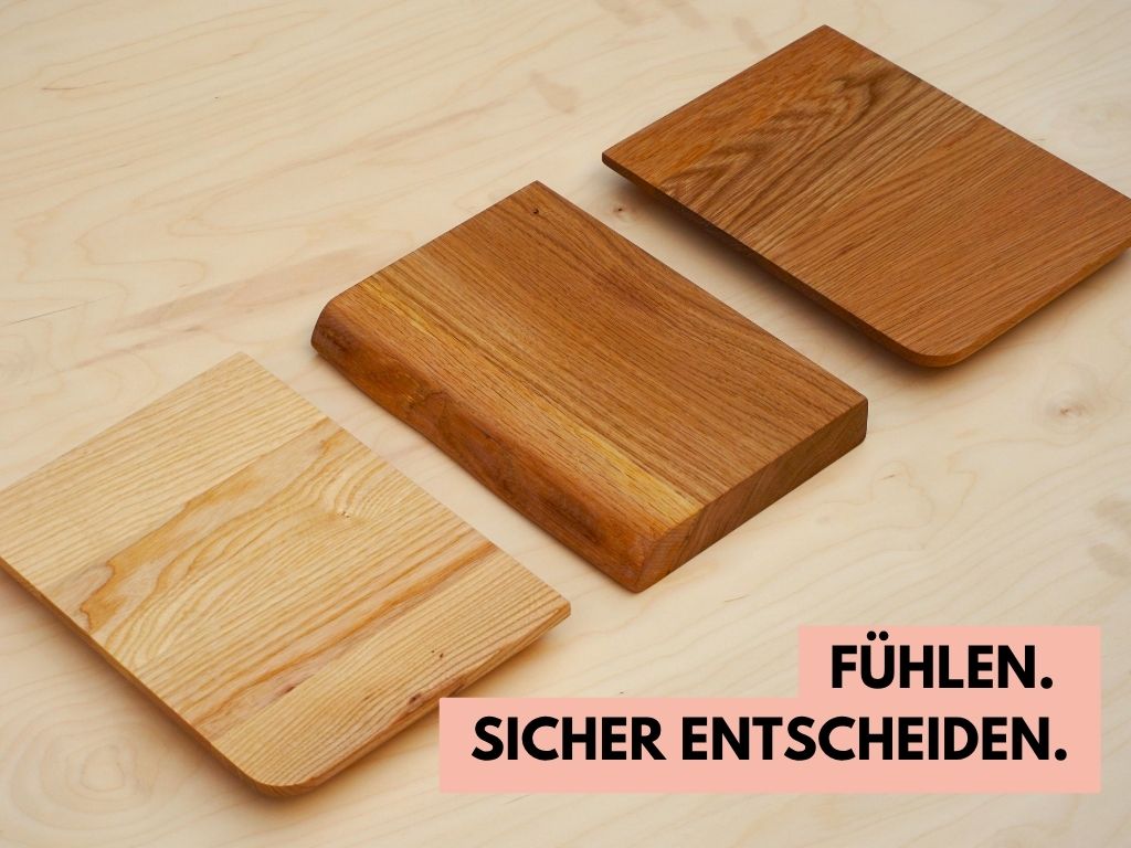 echte tischkante als muster direkt vom schreiner tische nach maß