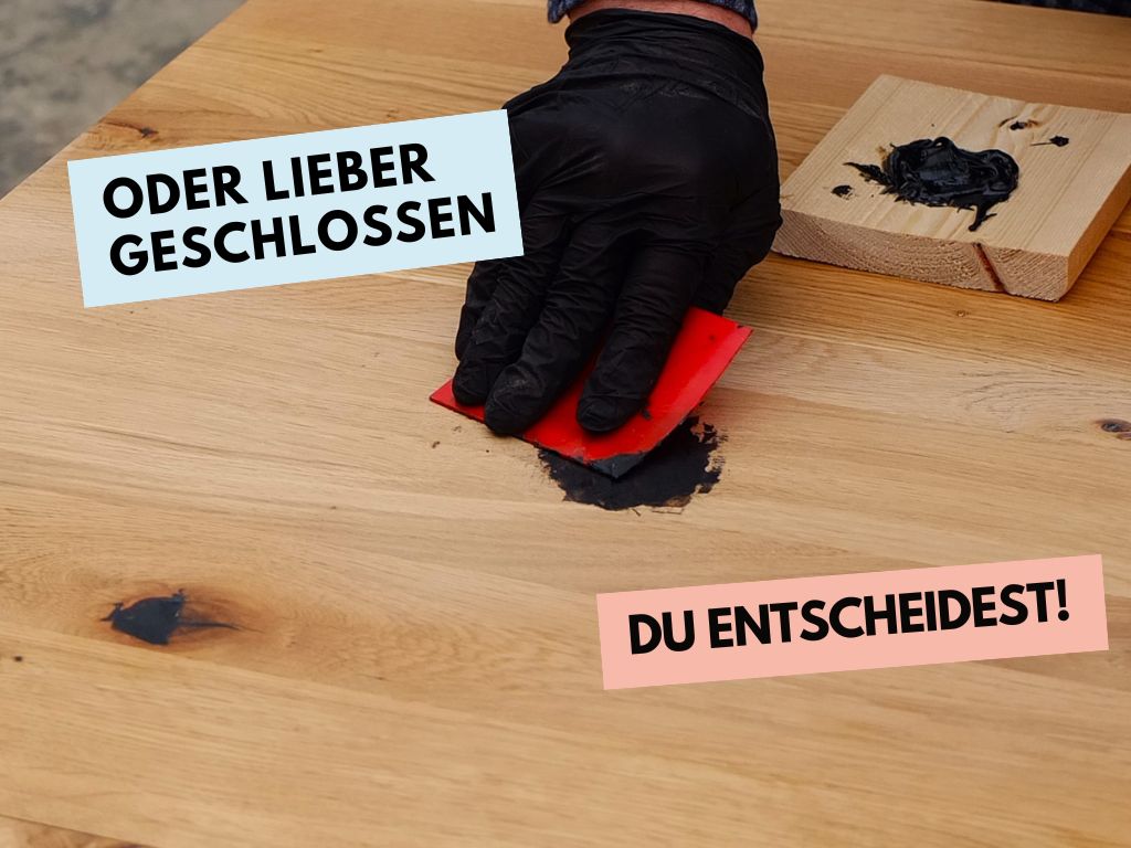 massivholztisch wildeiche mit baumkante direkt vom schreiner baumkantentisch deluxe