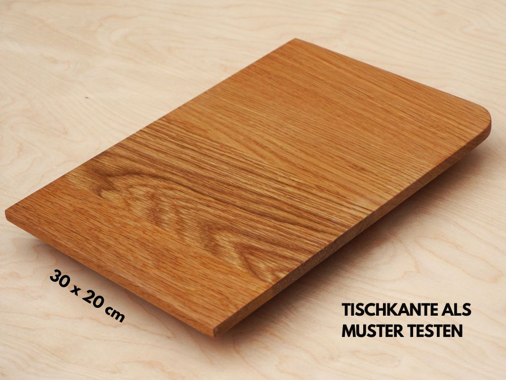 holztisch mit schweizer kante hochwertig vom schreiner minimale schönheit