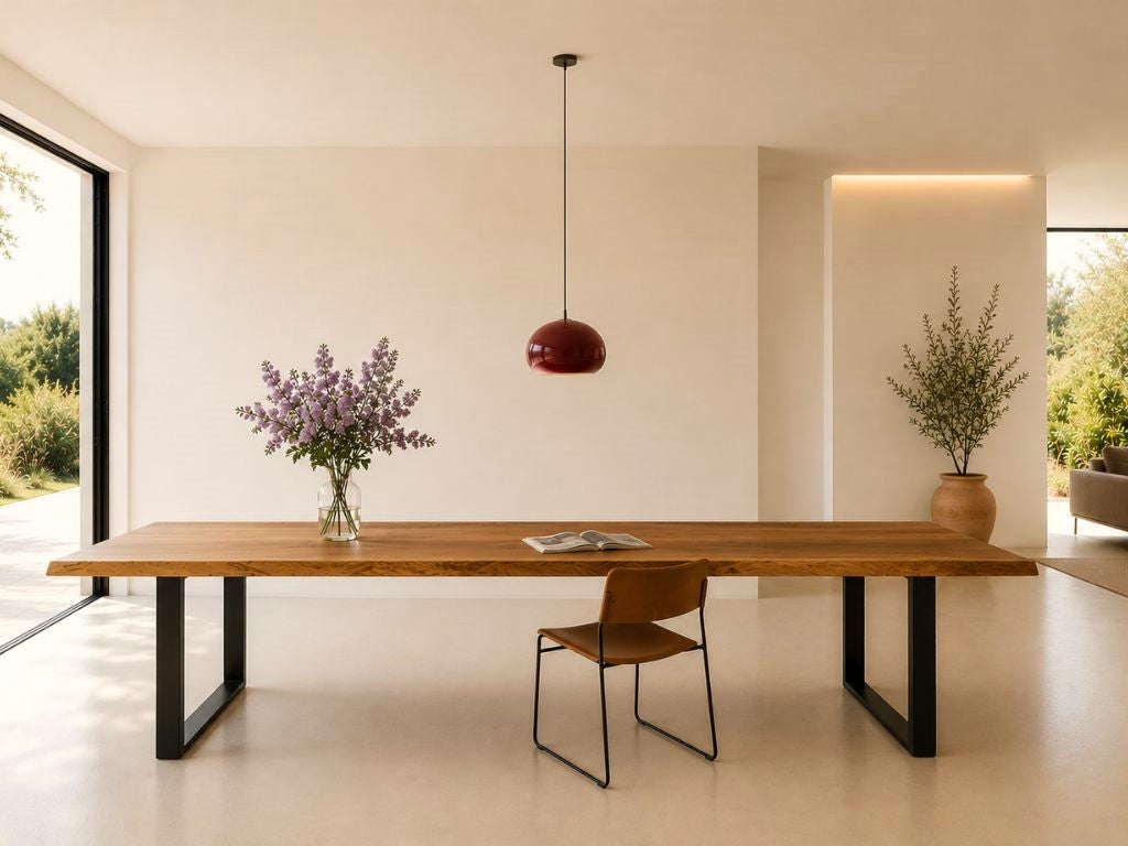 baumstamm esstisch vom schreiner bookmatch table