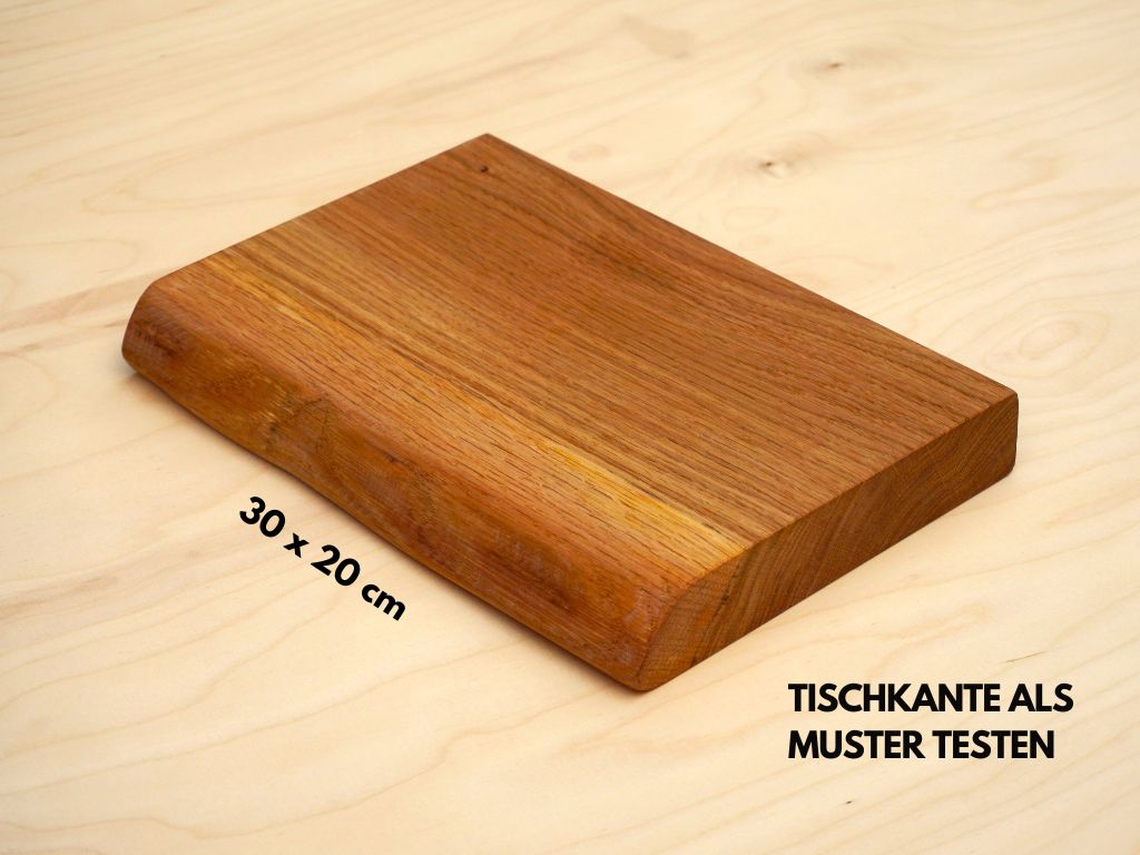 naturkante esstisch massiv eiche vom schreiner nach maß