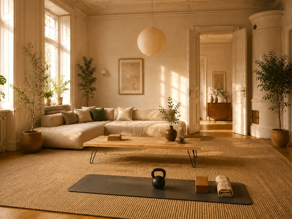 mid century couchtisch japandi stil aus holz eiche esche