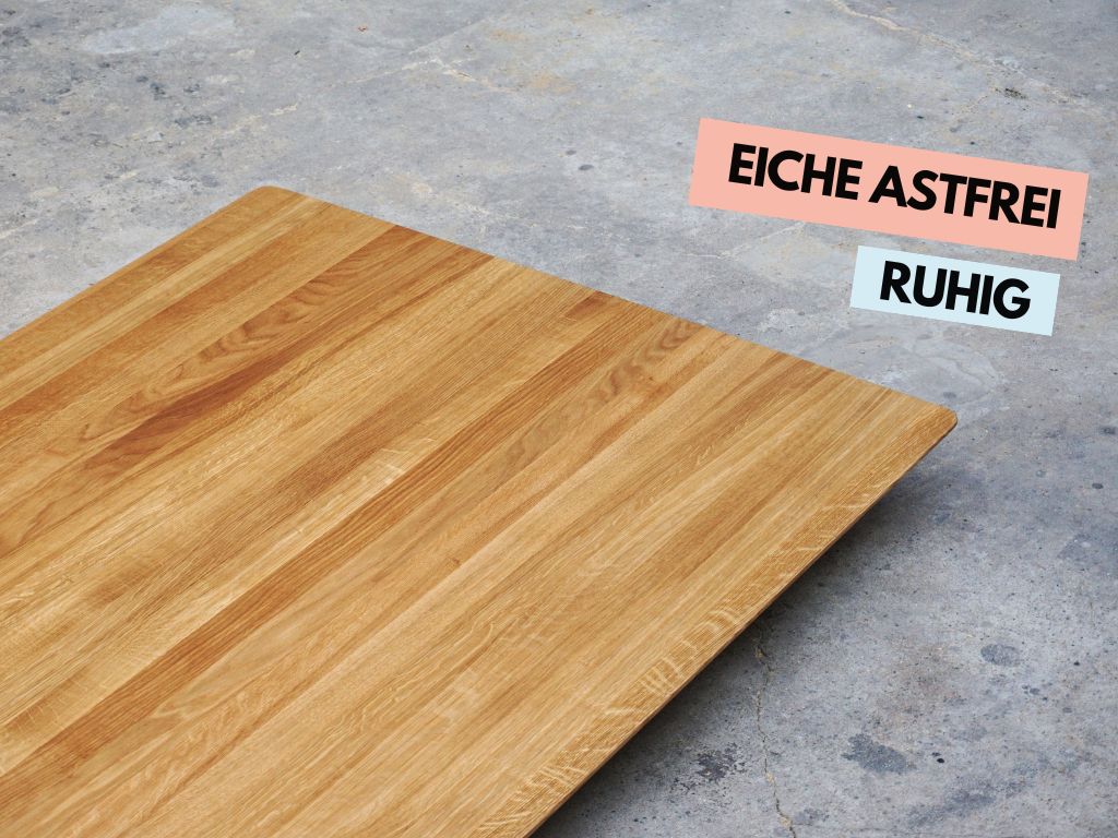 esstisch astfreie eiche 200x100 minimal design vom schreiner