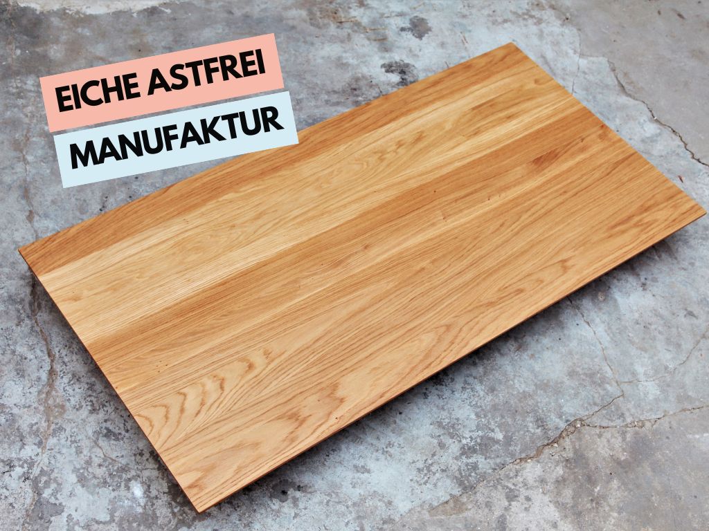 esstisch eiche massiv modern astfrei ohne äste direkt vom schreiner gefertigt