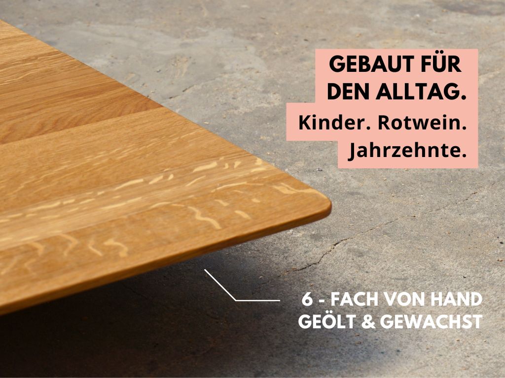 minimale schönheit massivholztisch vom schreiner