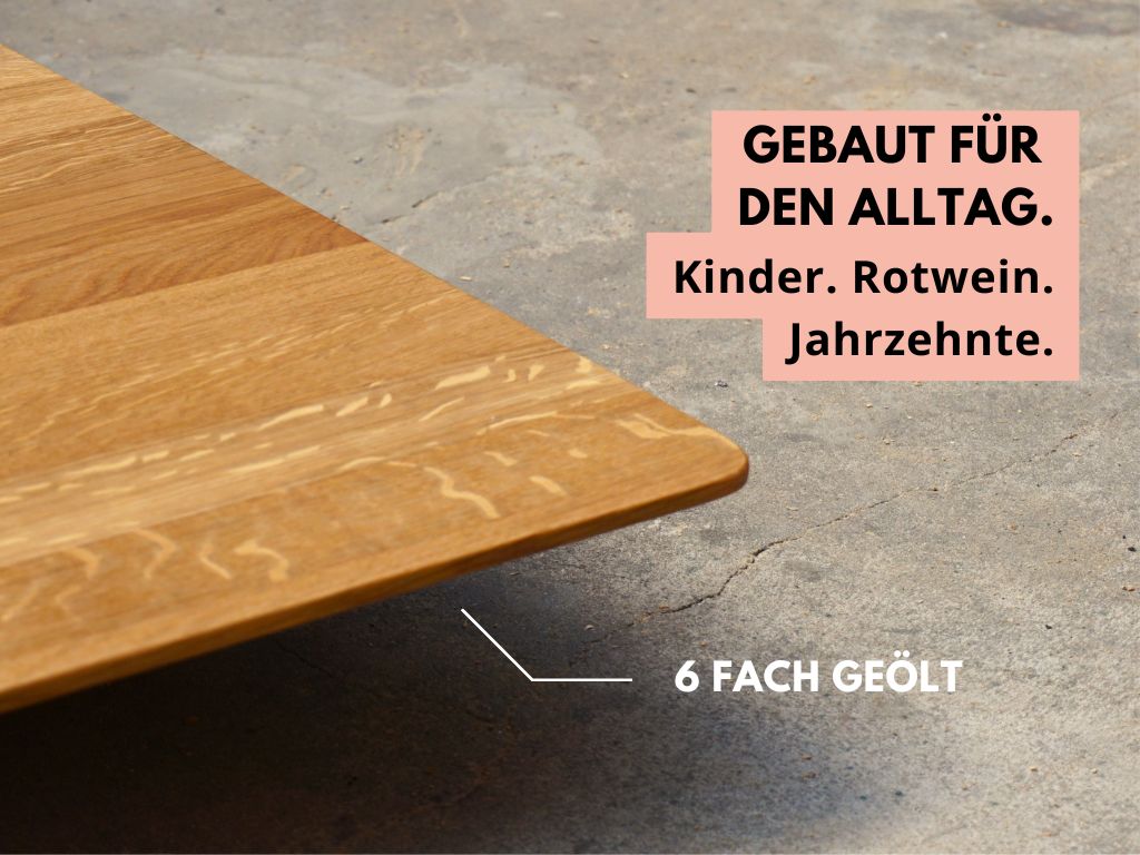 minimalistischer esstisch massivholz vom schreiner minimale schönheit