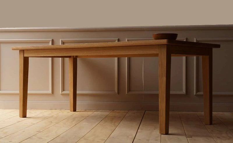 Moderner Massivholztisch, 180 x 90 cm – puristisches Design aus 100% massivem Holz