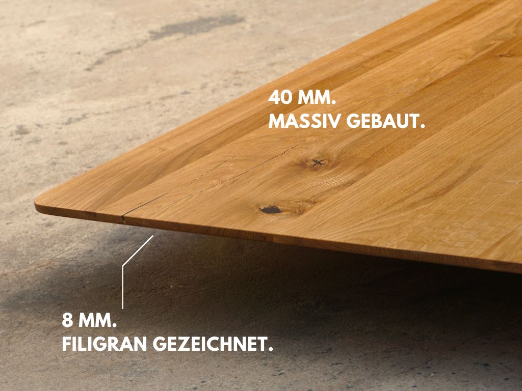 wunderschöner massivholztisch schöner wohnen mit einem esstisch vom schreiner