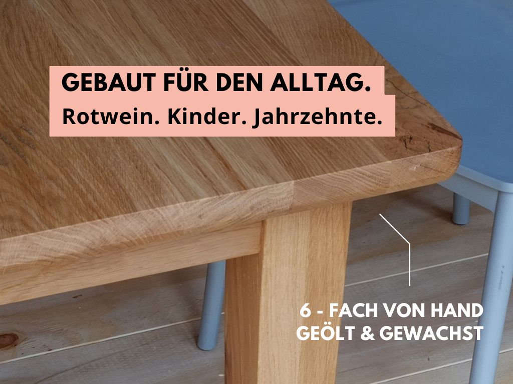 wirtshaustisch mit zarge alt vom schreiner
