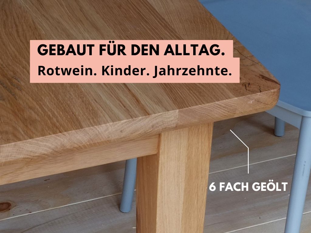 alter moderner küchentisch vom schreiner 